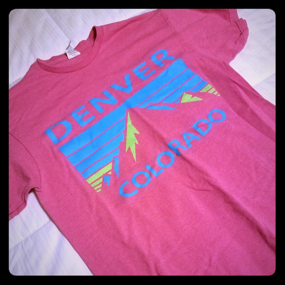 Super cute hot pink women's Colorado t-shirt